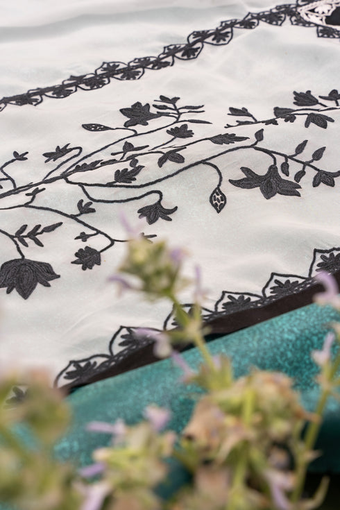 Talash Hand-Embroidered Scarf
